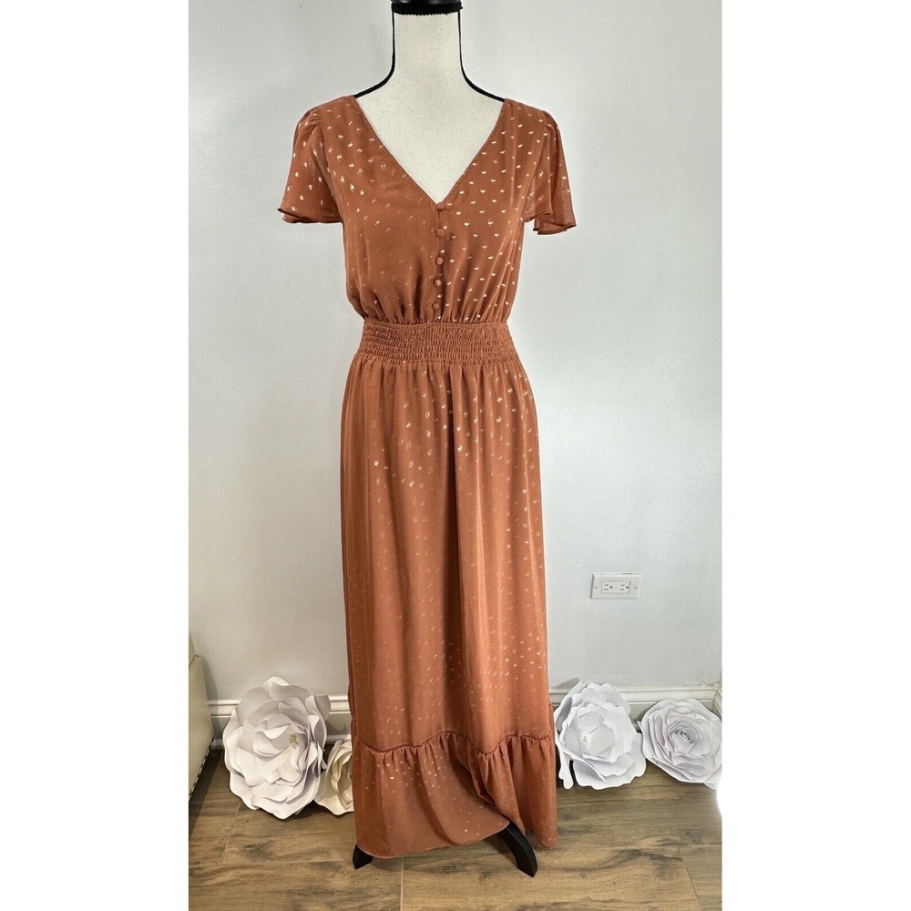 vici  maxi dress  small Open Back